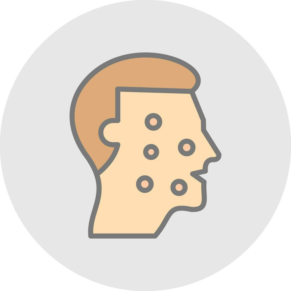 Redness Vector Icon Design
