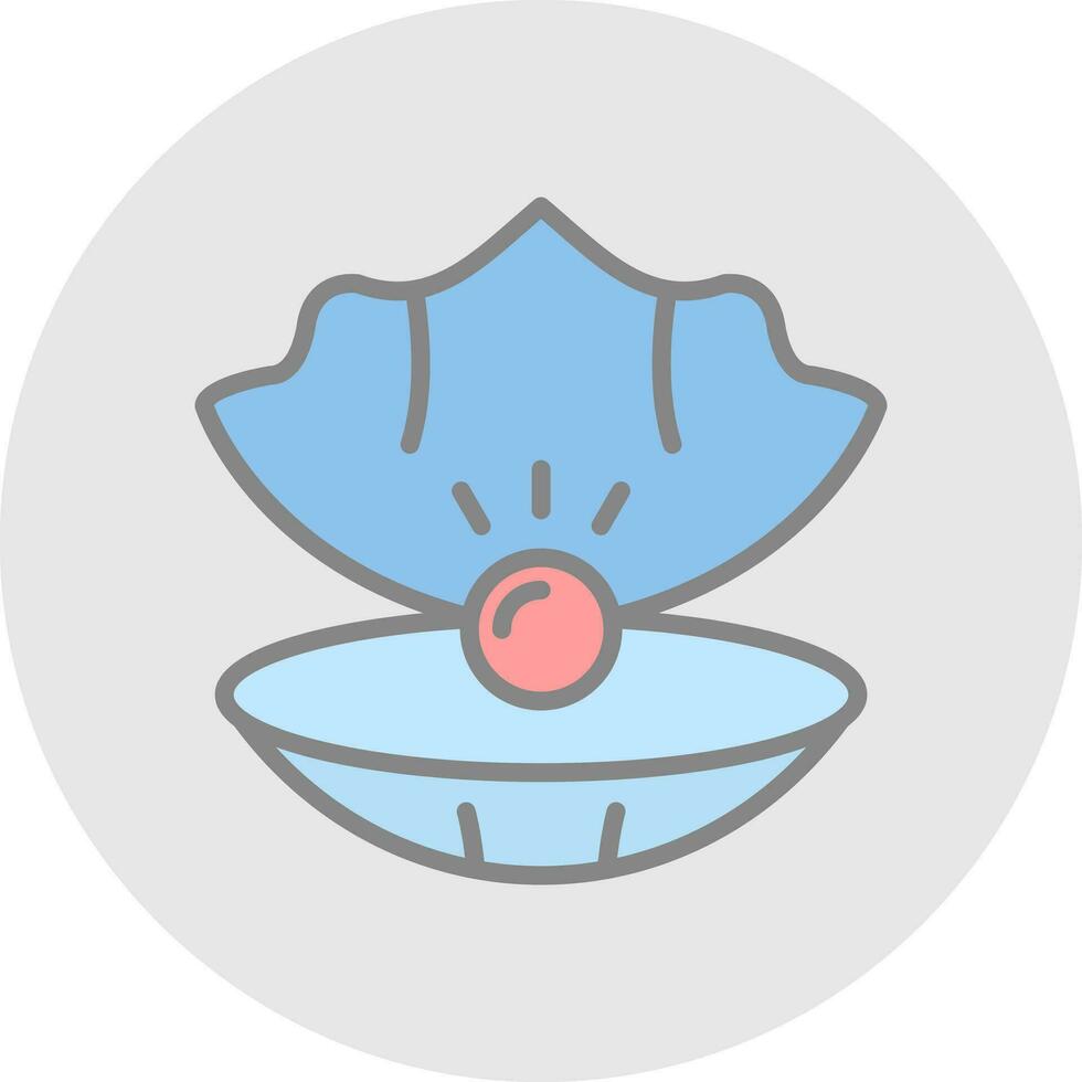 Clam Vector Icon Design