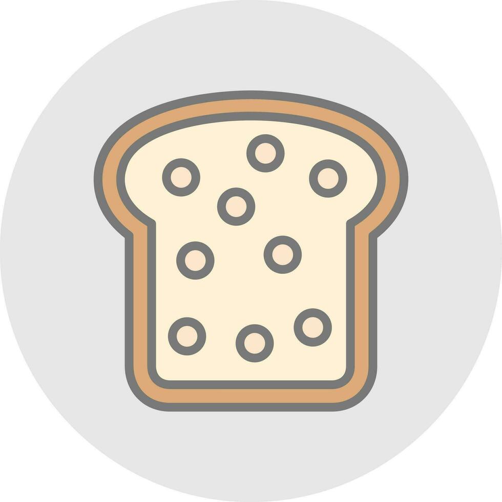 Bread Vector Icon Design