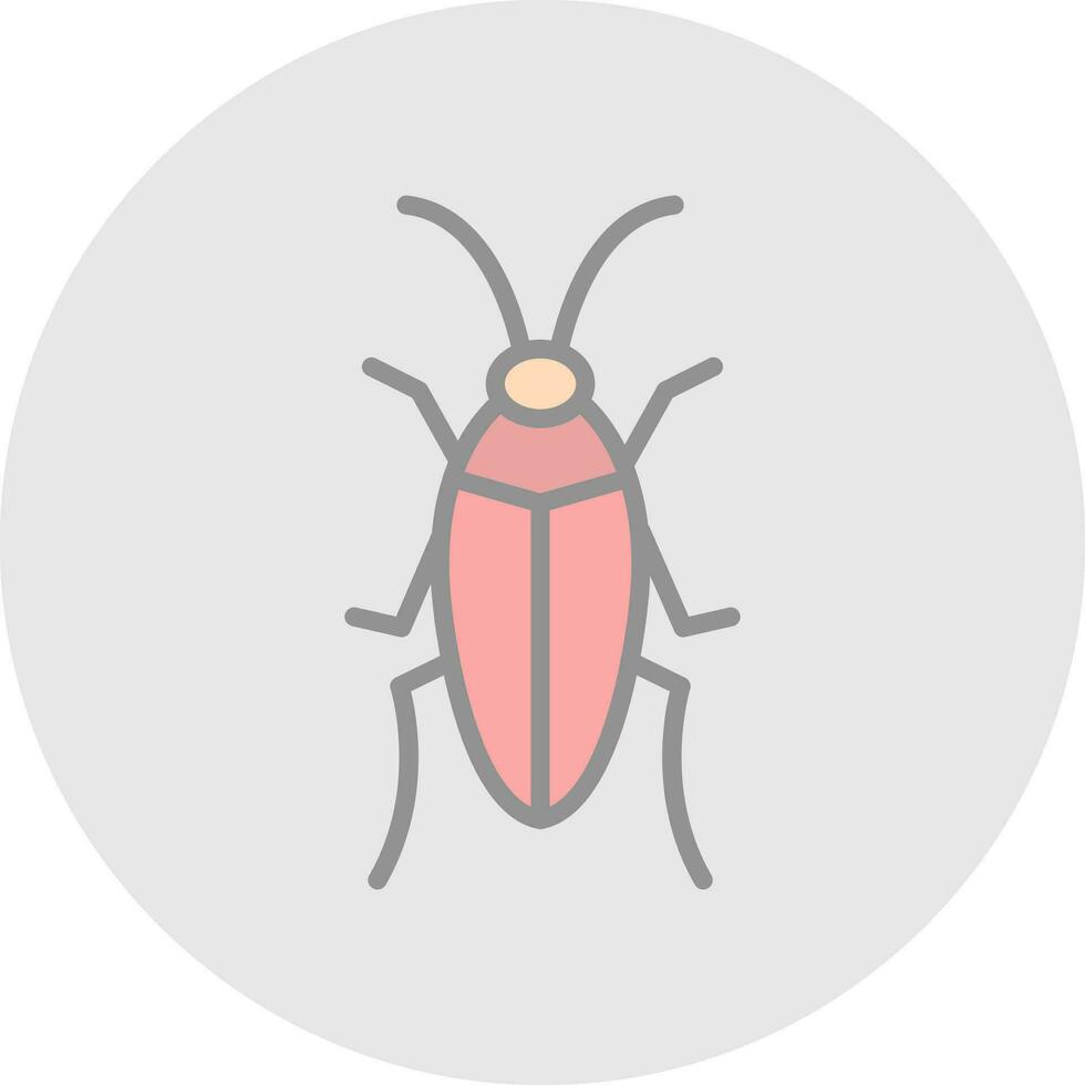 Cockroach Vector Icon Design