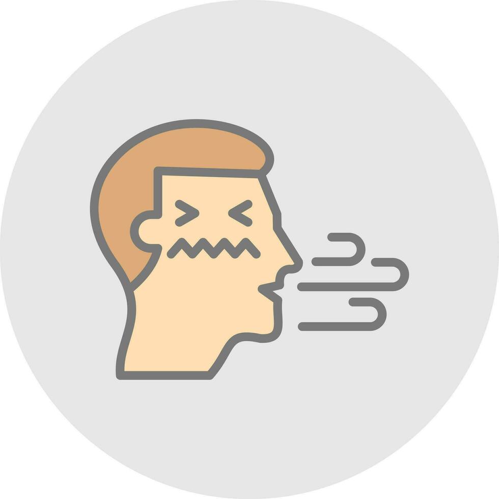 Bad breath Vector Icon Design