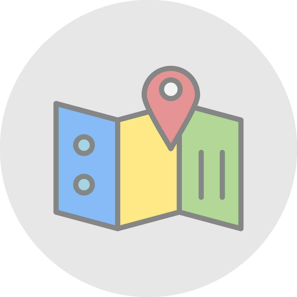 Map Vector Icon Design