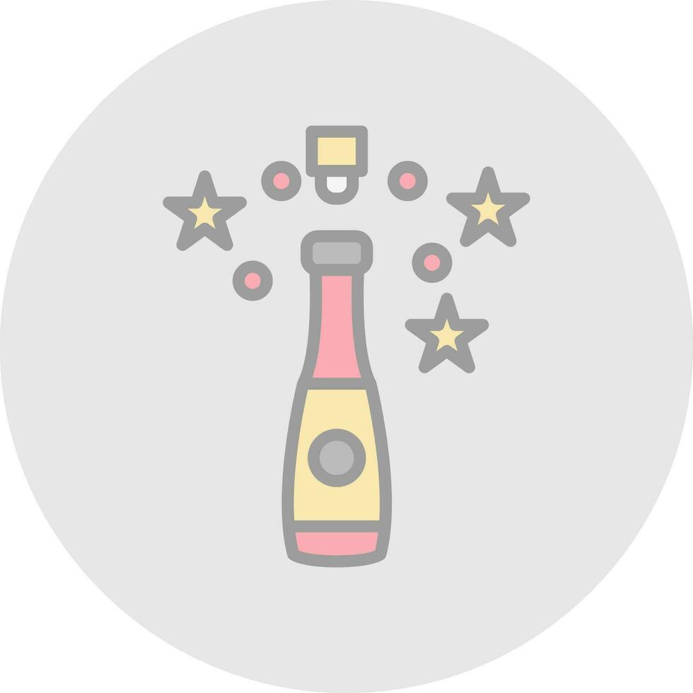 Champagne Vector Icon Design