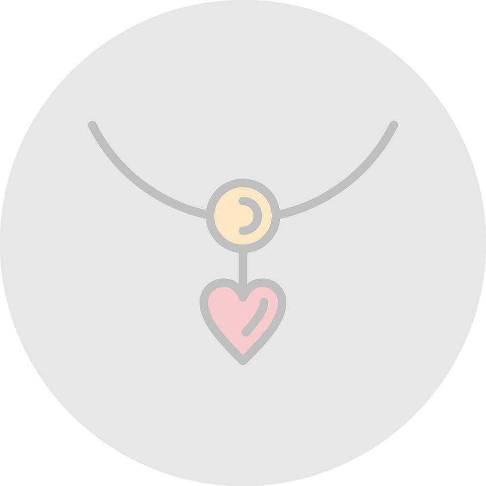 Necklace Vector Icon Design