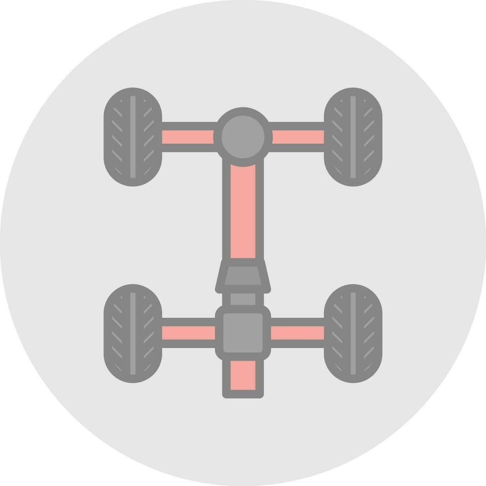 Chassis Vector Icon Design