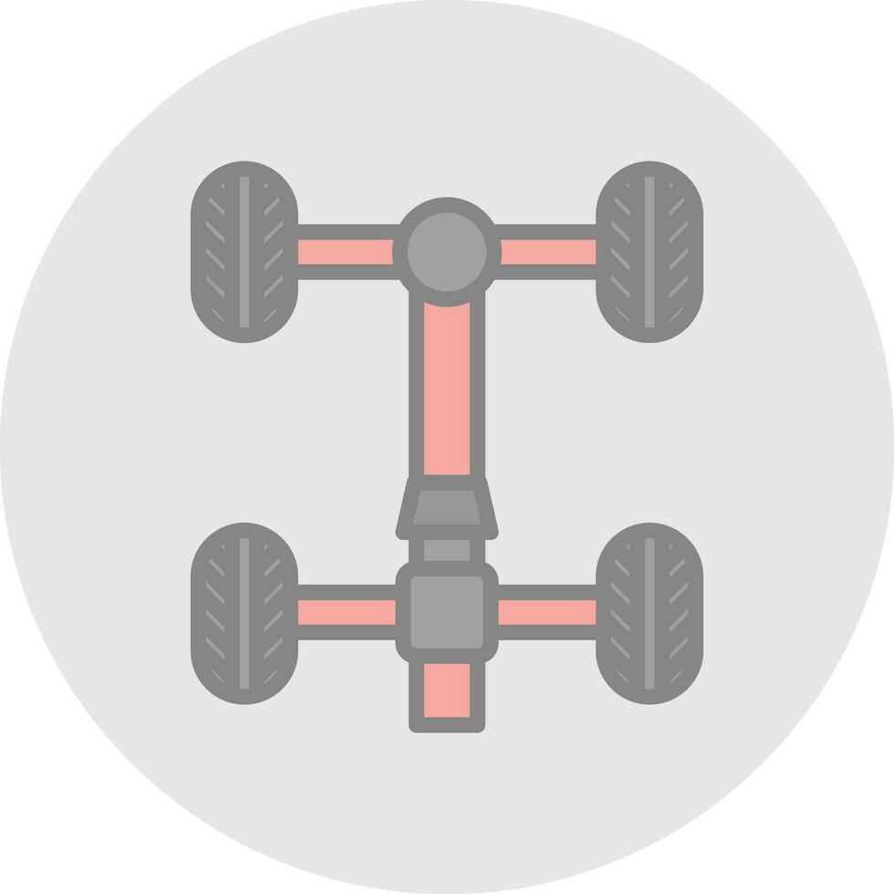 Chassis Vector Icon Design