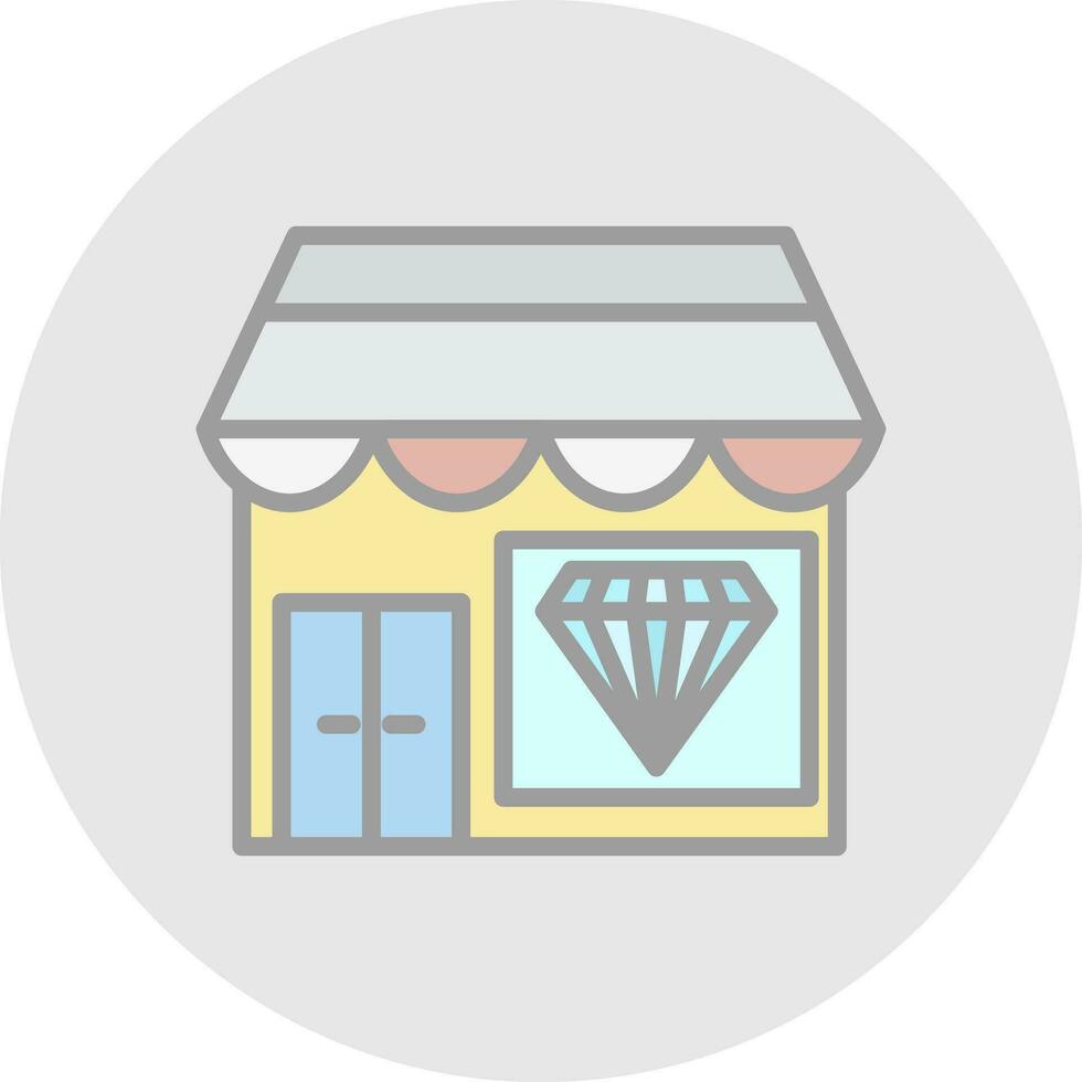 Jewelry shop Vector Icon Design