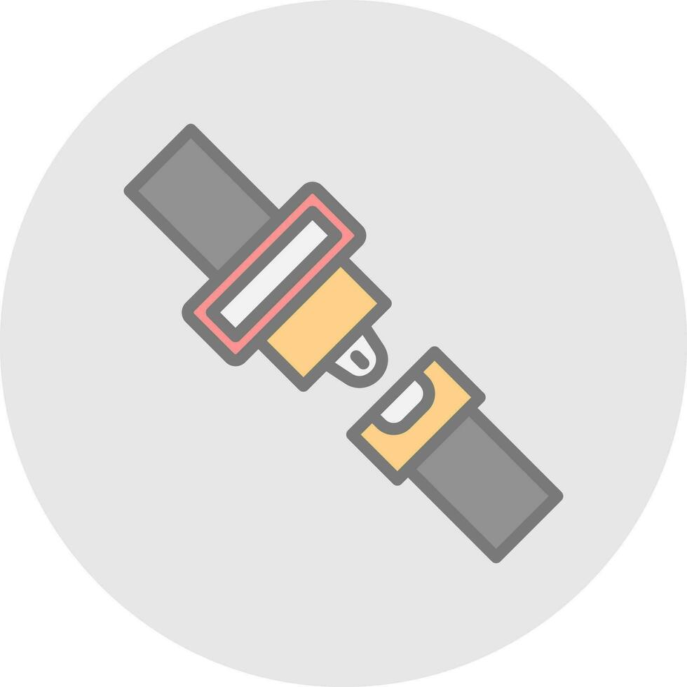 Seat belt Vector Icon Design