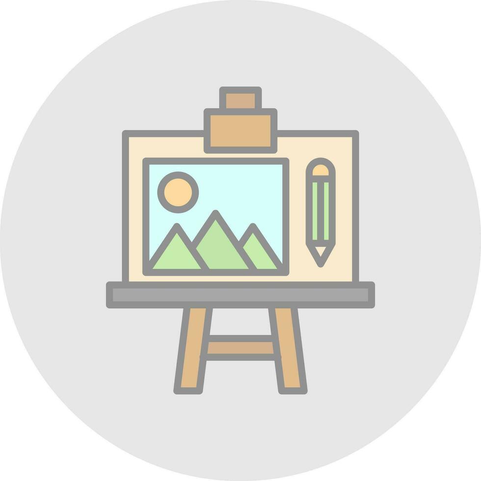 Canvas Vector Icon Design