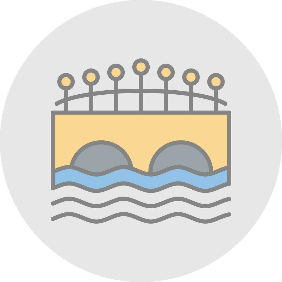 Canal Vector Icon Design