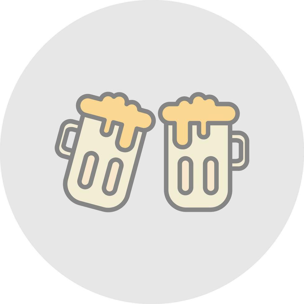 Beer mug Vector Icon Design