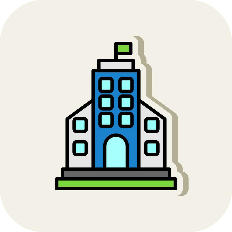 diseño de icono de vector de edificio