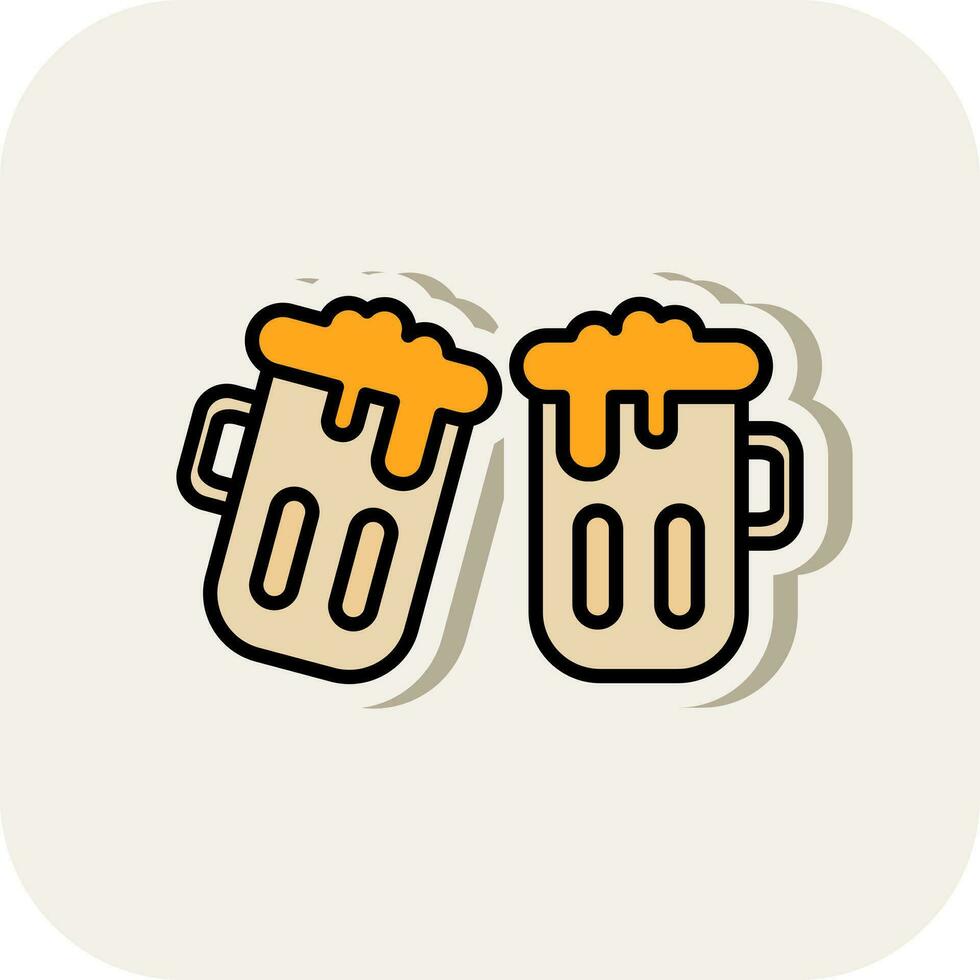 Beer mug Vector Icon Design