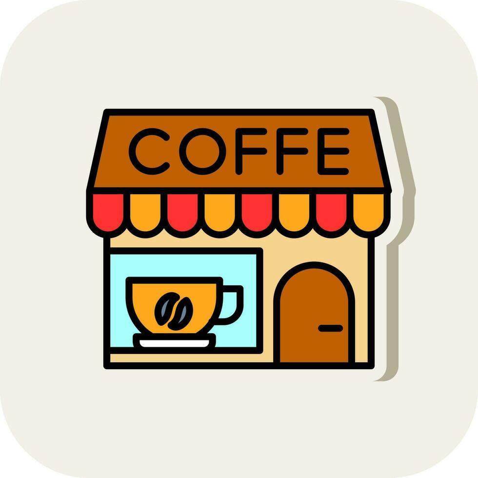 Coffee shop Vector Icon Design