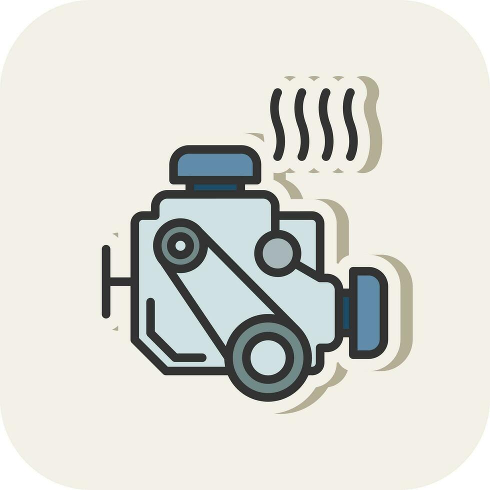 Engine Vector Icon Design