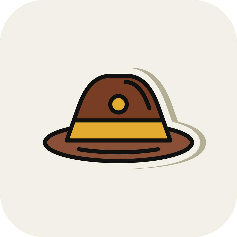 diseño de icono de vector de sombrero