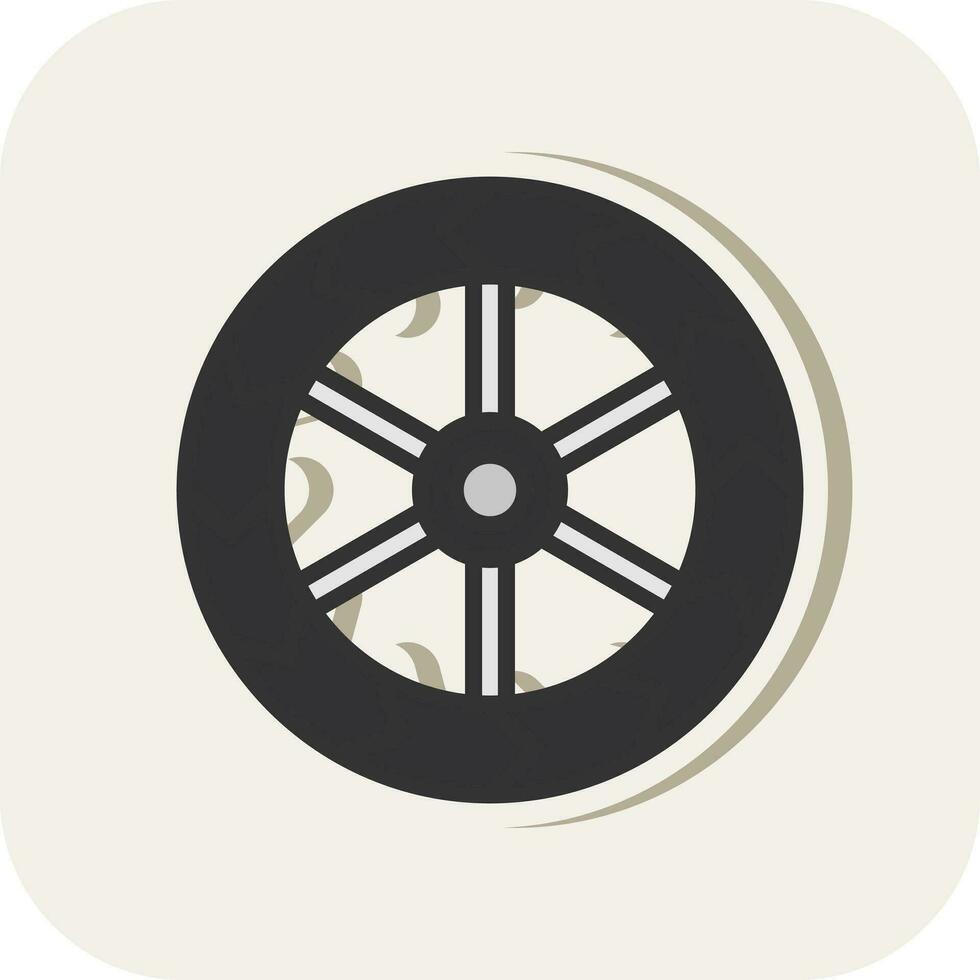 Wheels Vector Icon Design