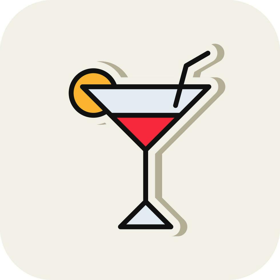 Martini Vector Icon Design