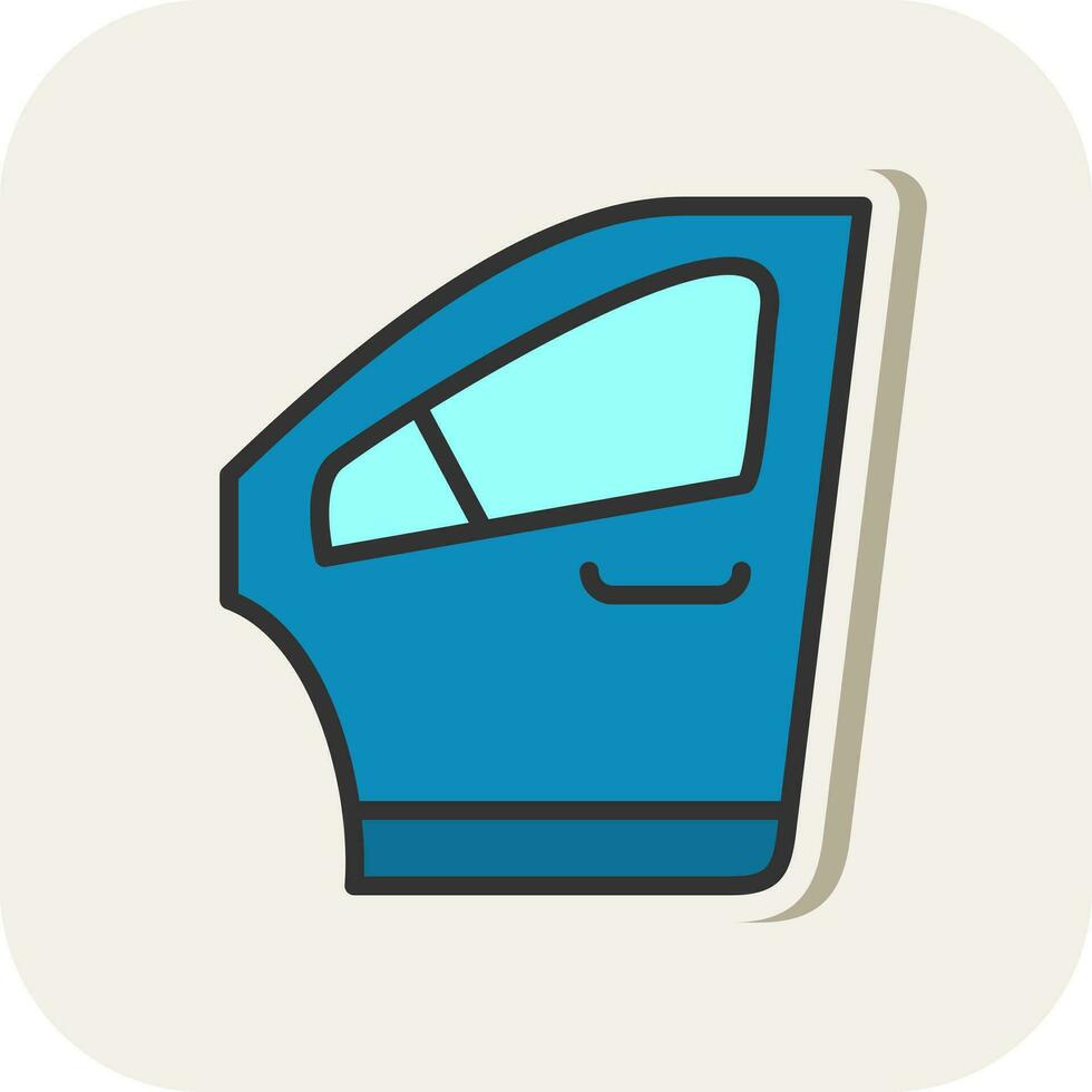 Car door Vector Icon Design