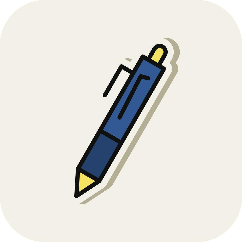 Fountain pen Vector Icon Design