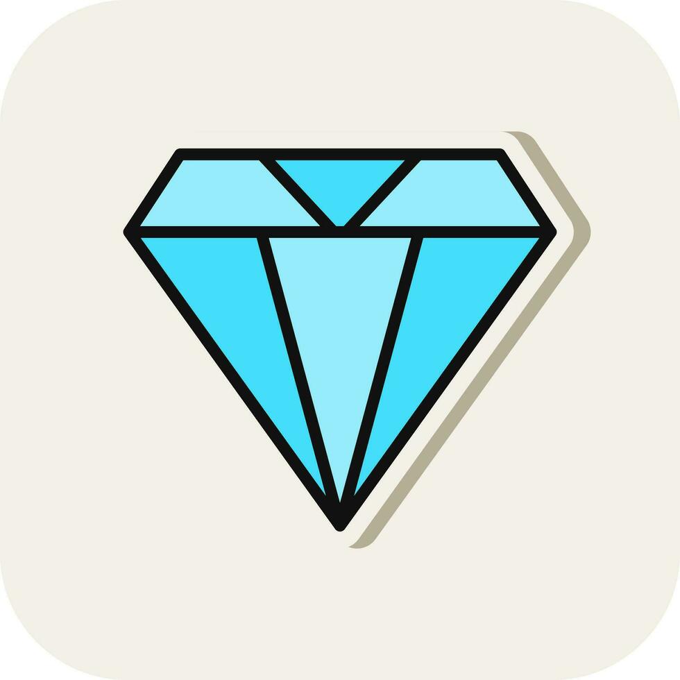 diseño de icono de vector de diamante