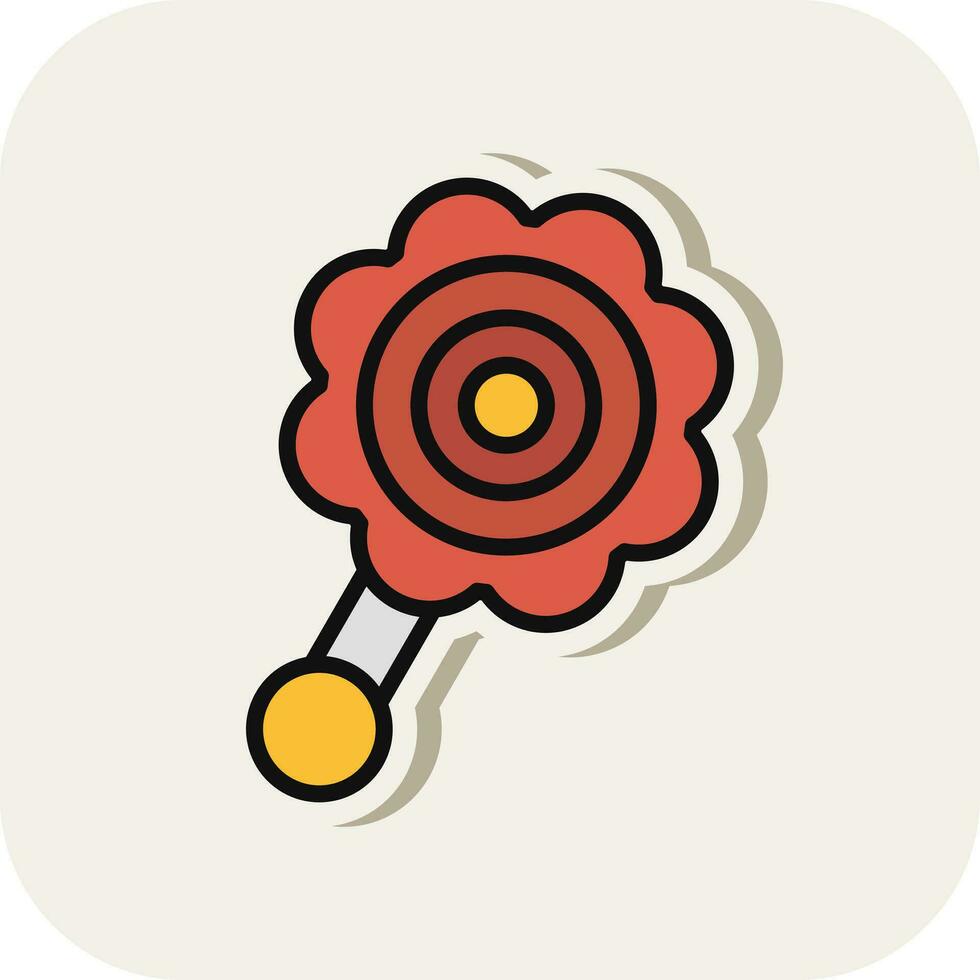 Brooch Vector Icon Design