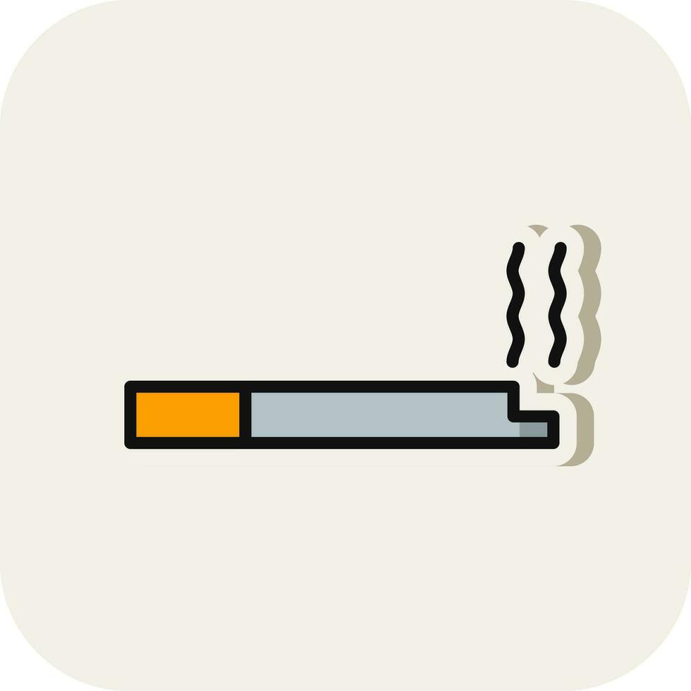 diseño de icono de vector de cigarro