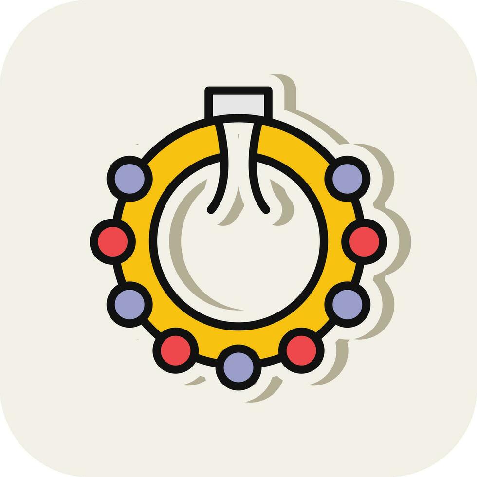 diseño de icono de vector de pulsera