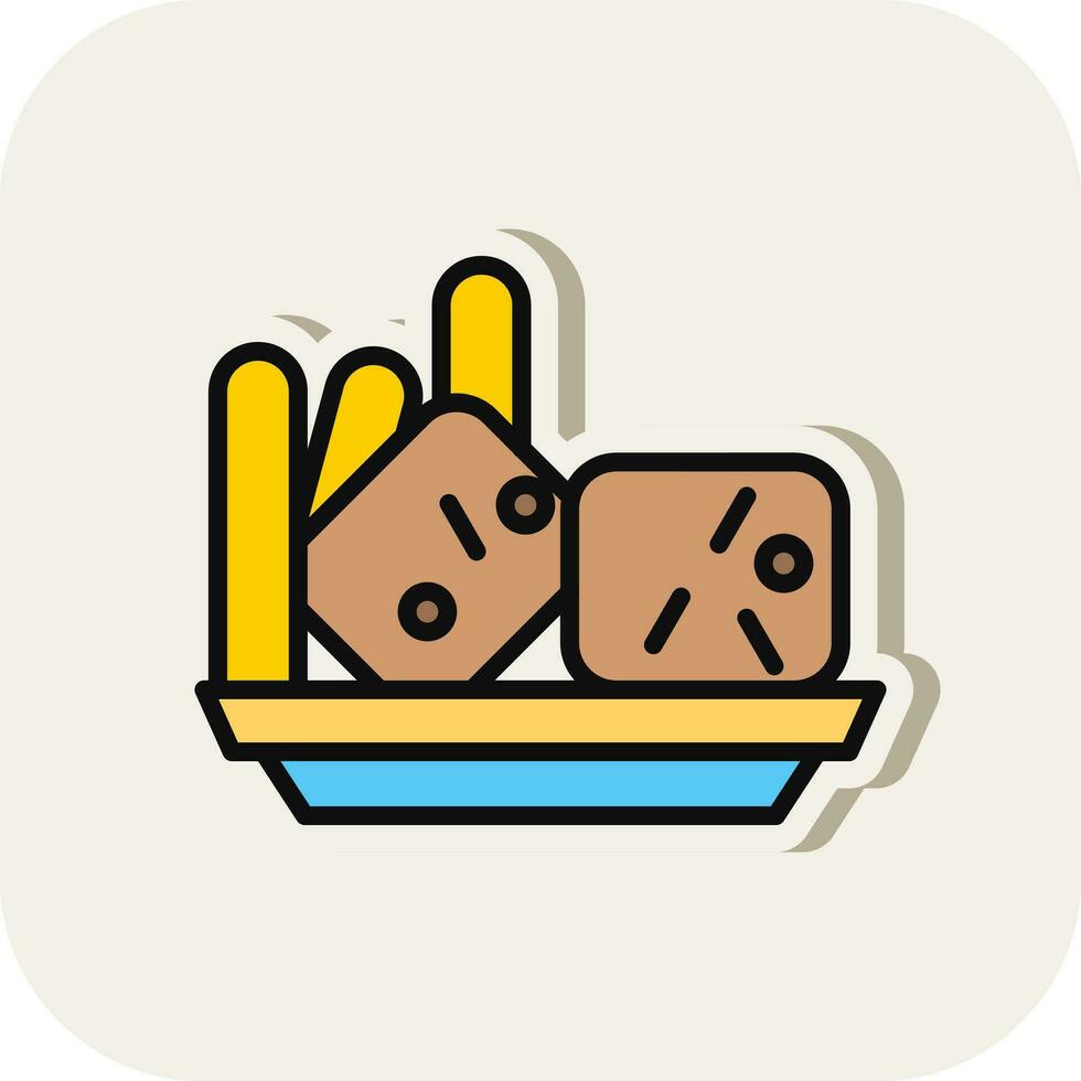 Carbonade flamande Vector Icon Design