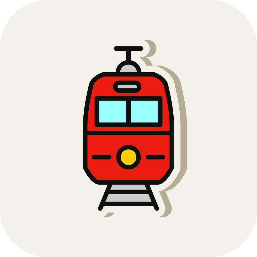 diseño de icono de vector de tren