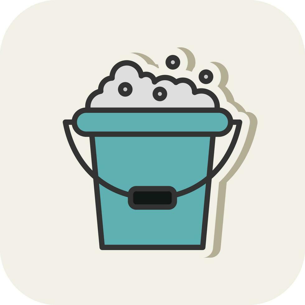Bucket Vector Icon Design