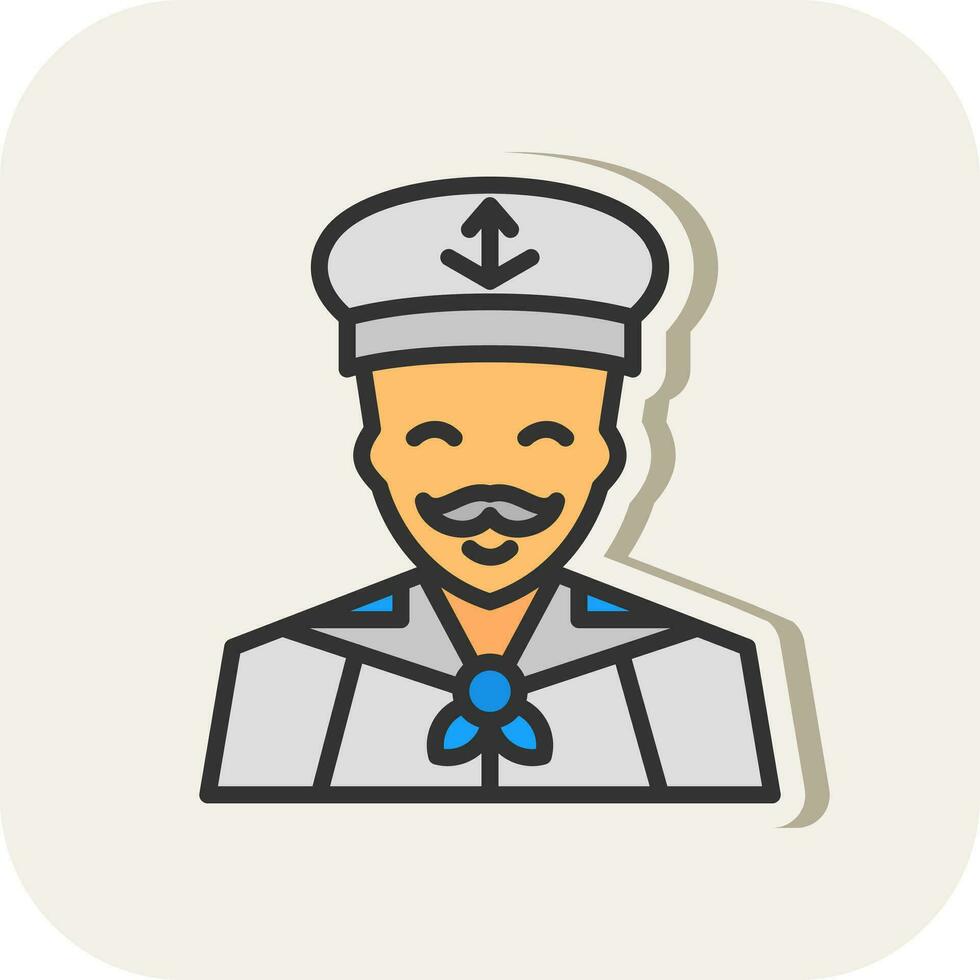 Sailor Vector Icon Design