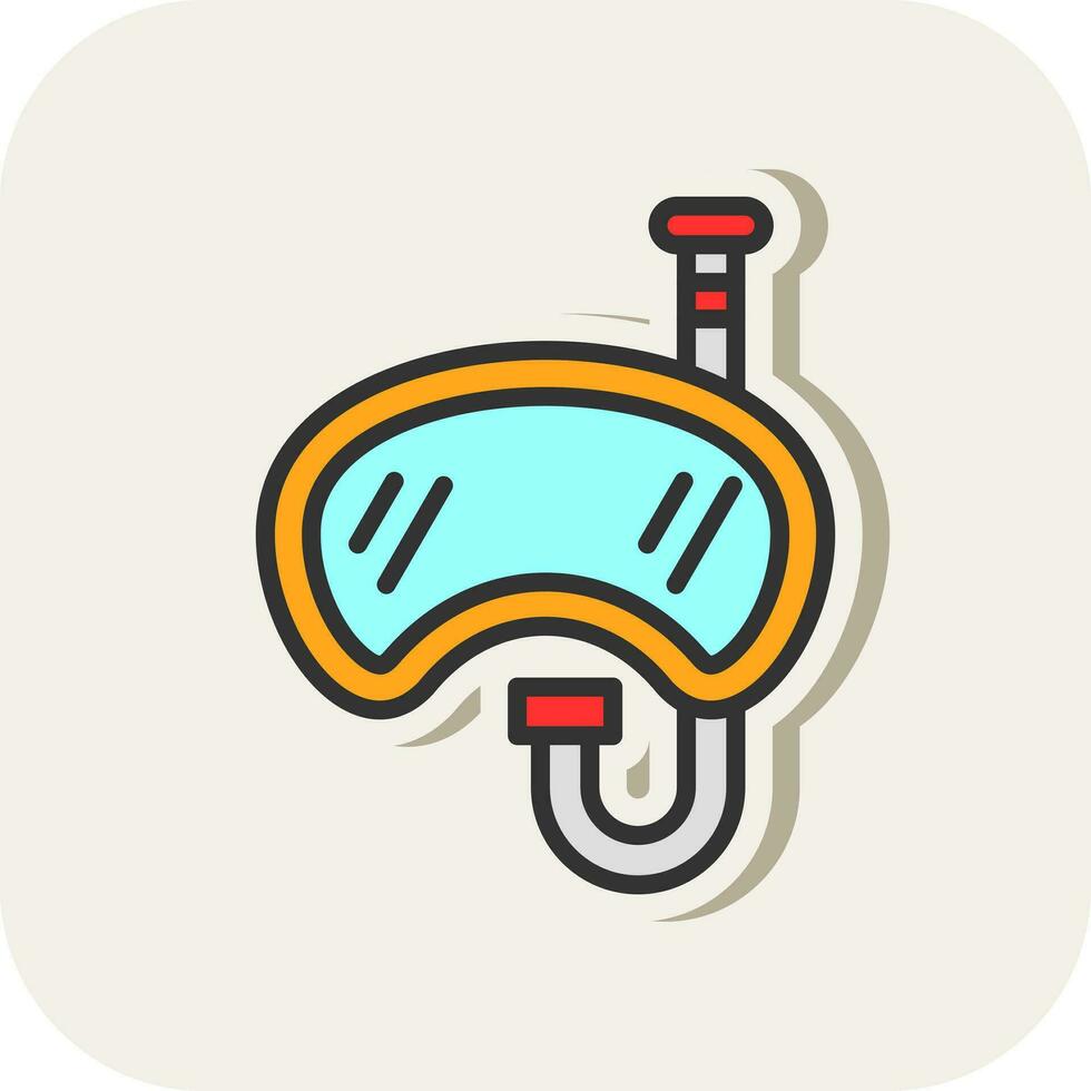 Aqualung Vector Icon Design
