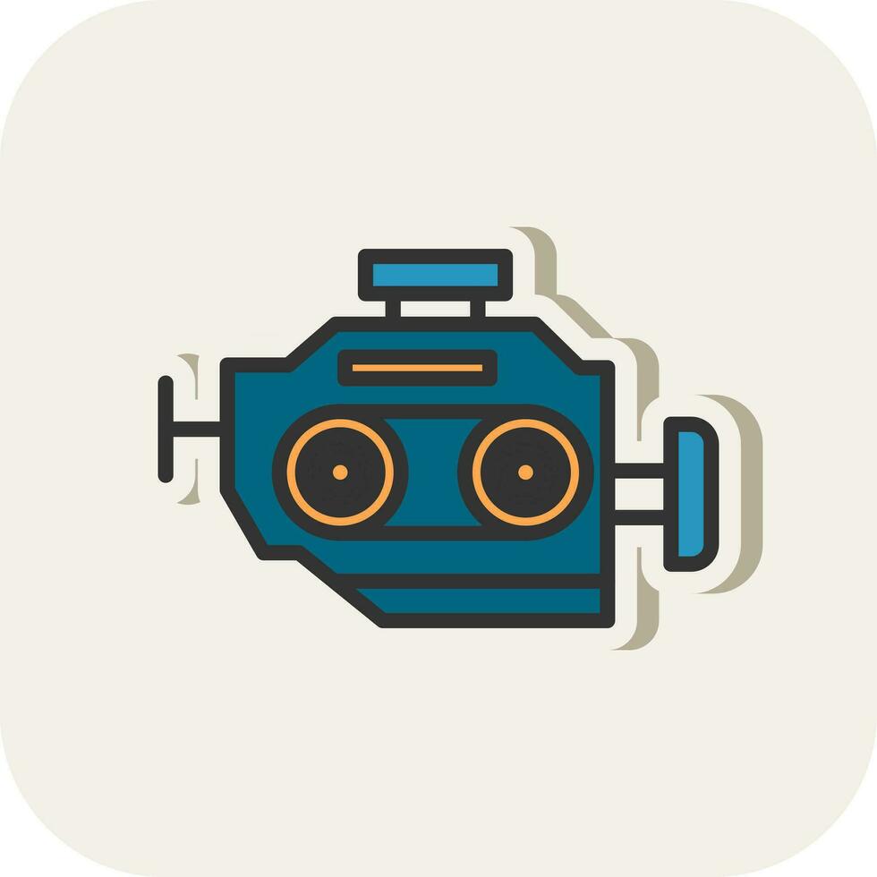 Engine Vector Icon Design