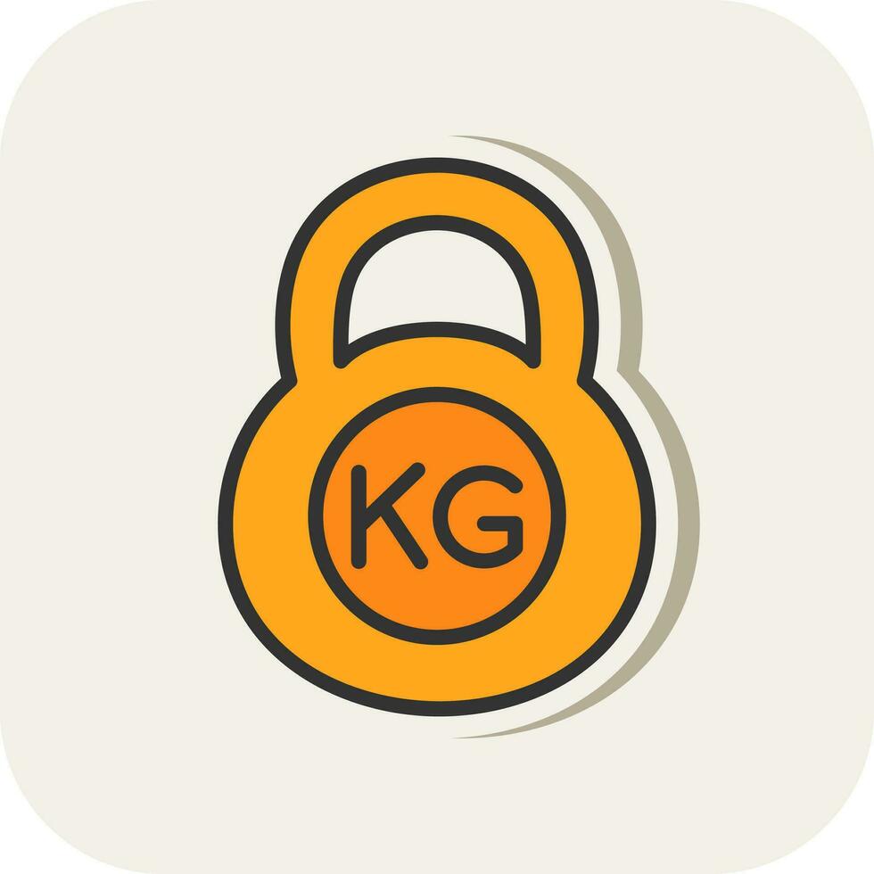 Weight Vector Icon Design