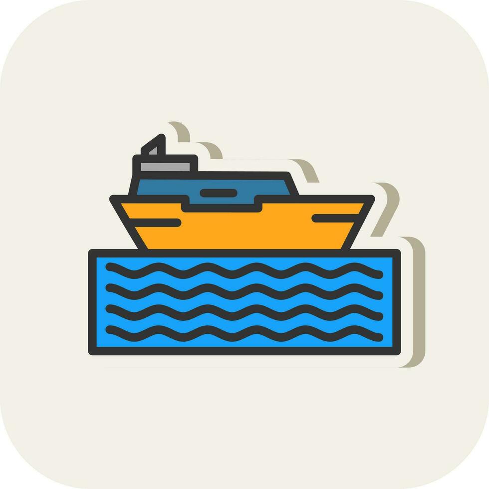 Cruise Vector Icon Design