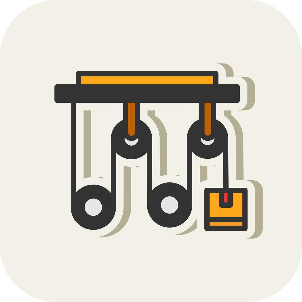 Pulley Vector Icon Design