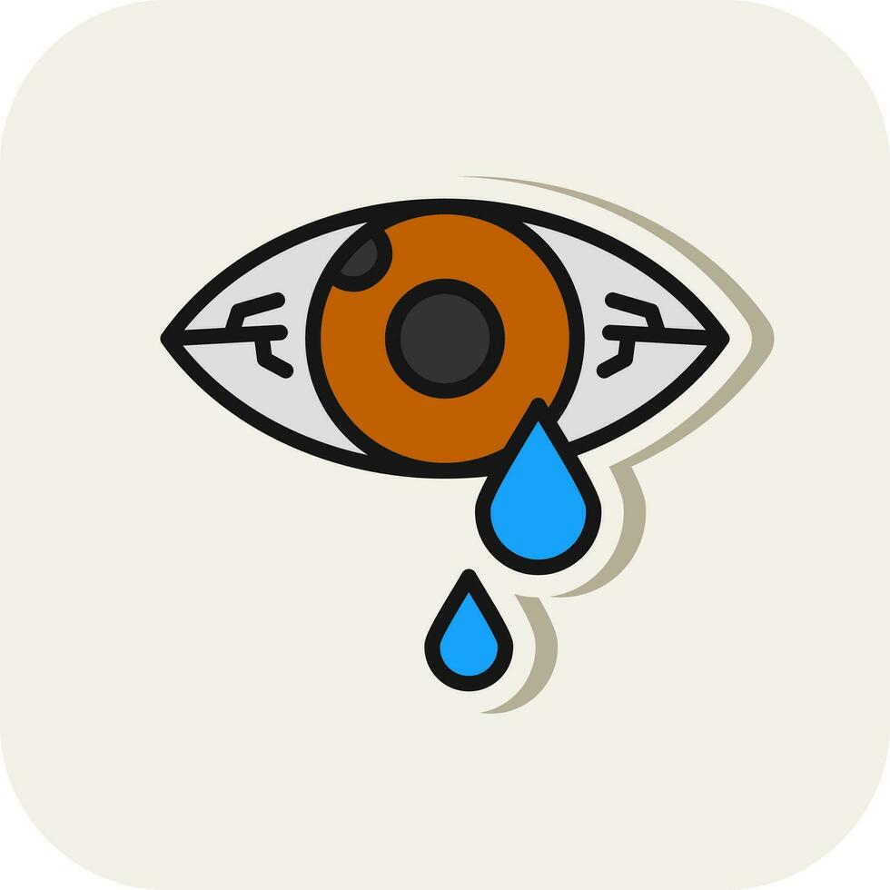 diseño de icono de vector de conjuntivitis