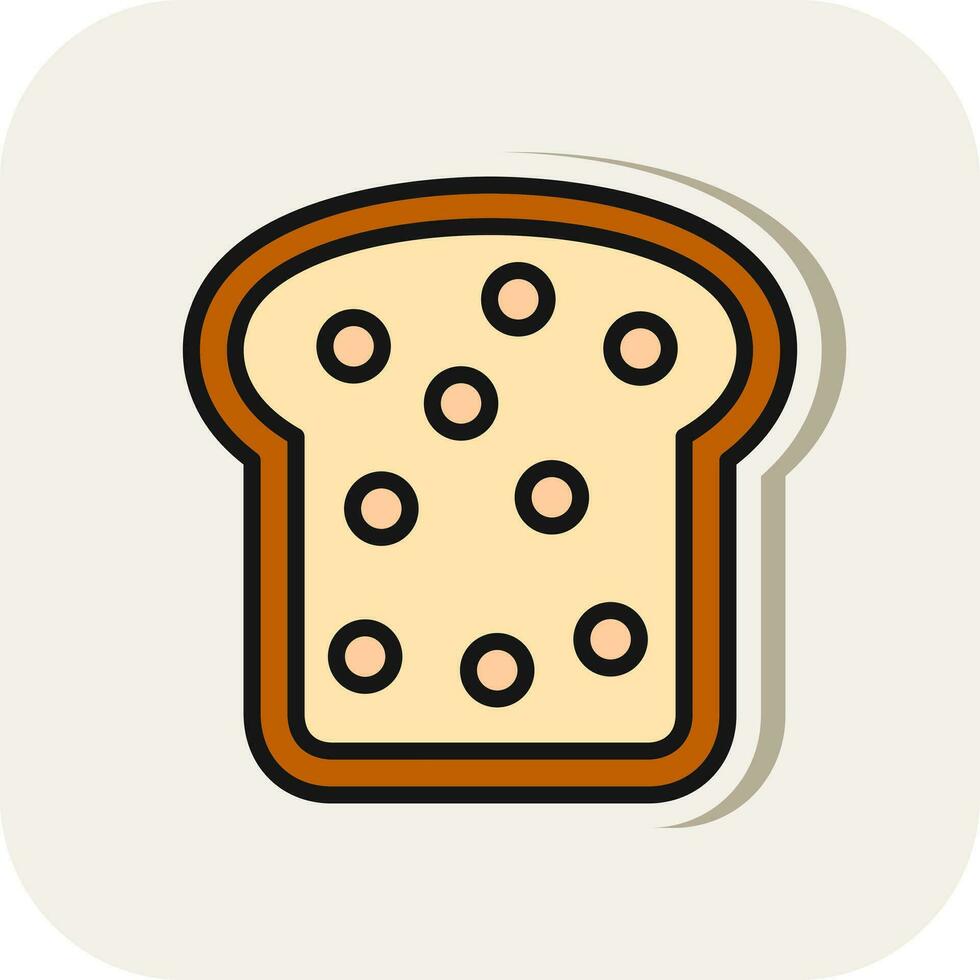 Bread Vector Icon Design