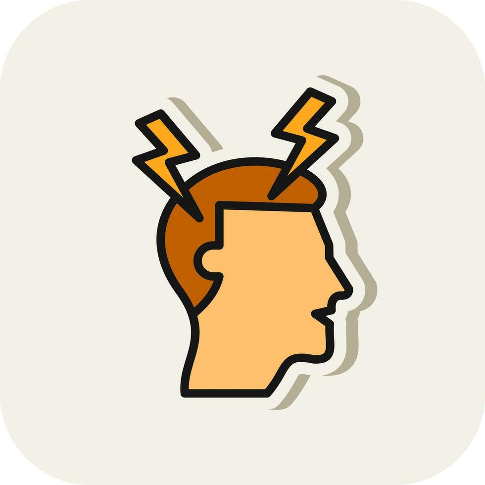 Headache Vector Icon Design