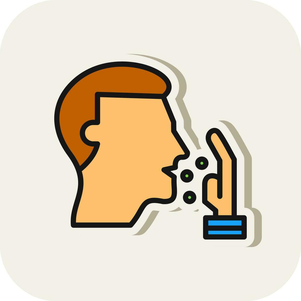 Cough Vector Icon Design