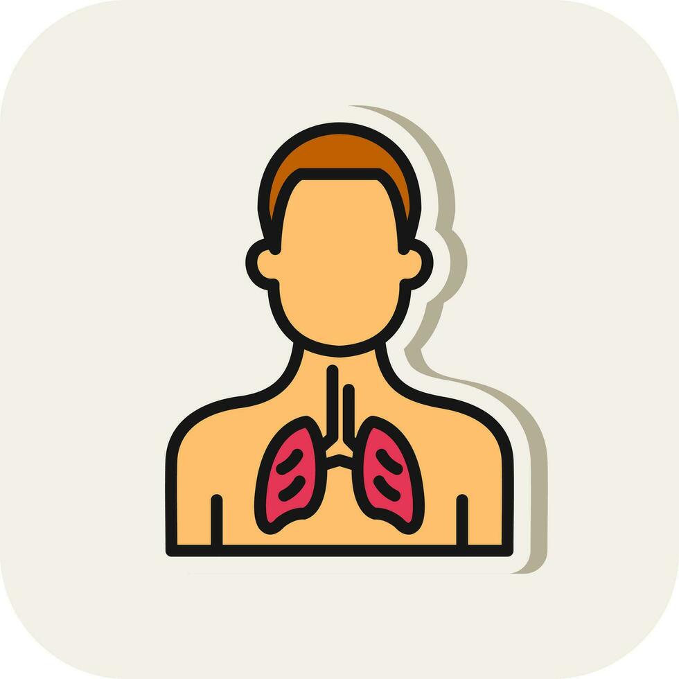 Asthma Vector Icon Design