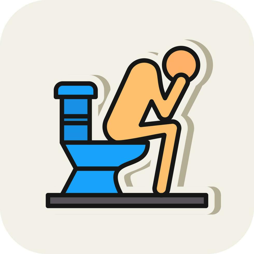 Diarrhea Vector Icon Design