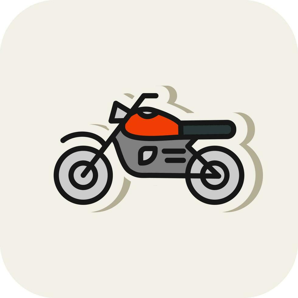 Motorbike Vector Icon Design