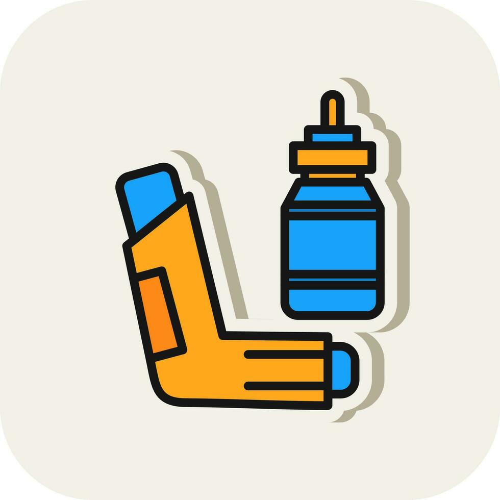 Bronchodilator Vector Icon Design