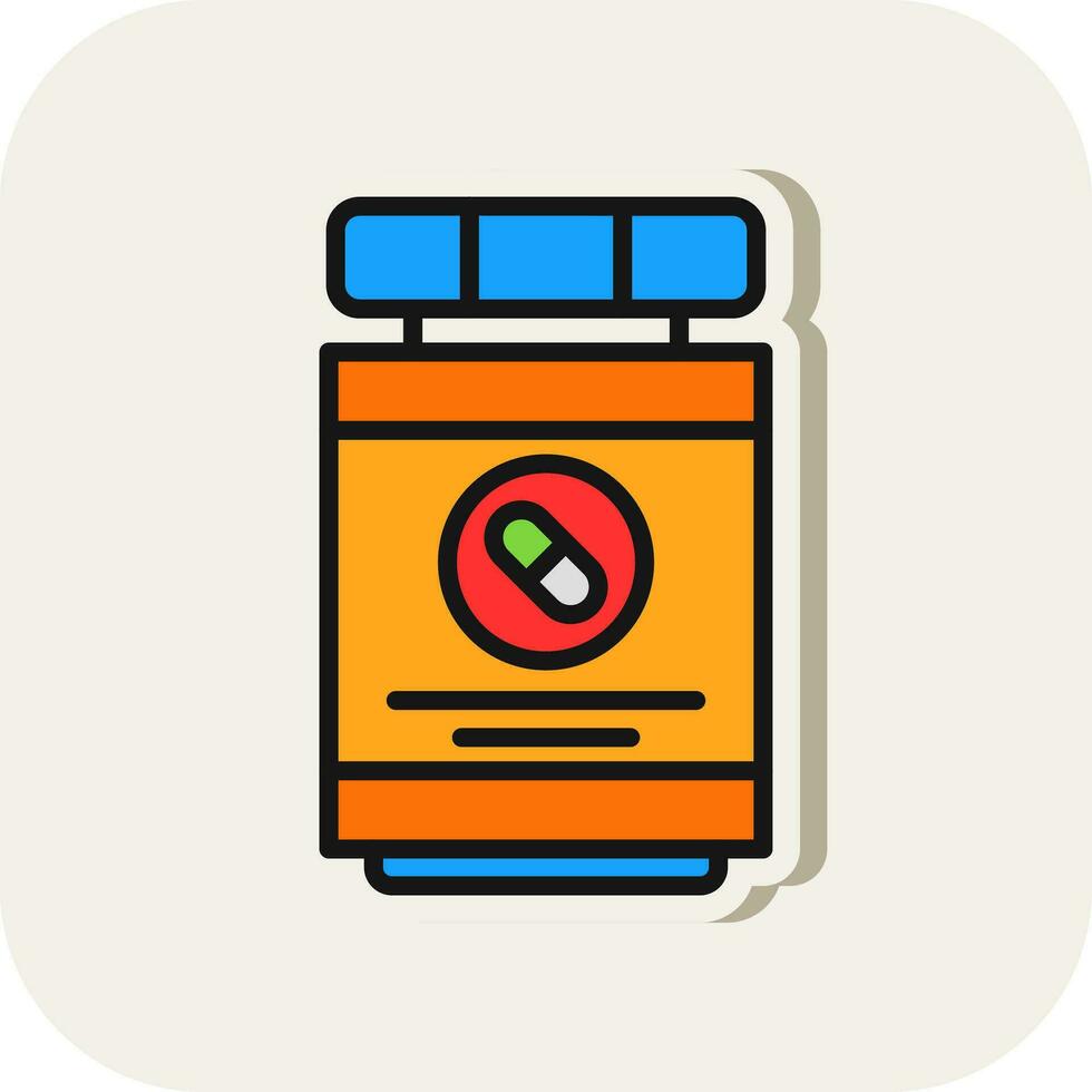 Antibiotic Vector Icon Design