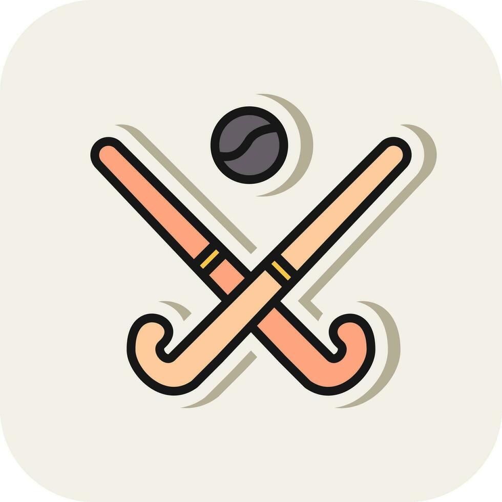 Hockey Vector Icon Design