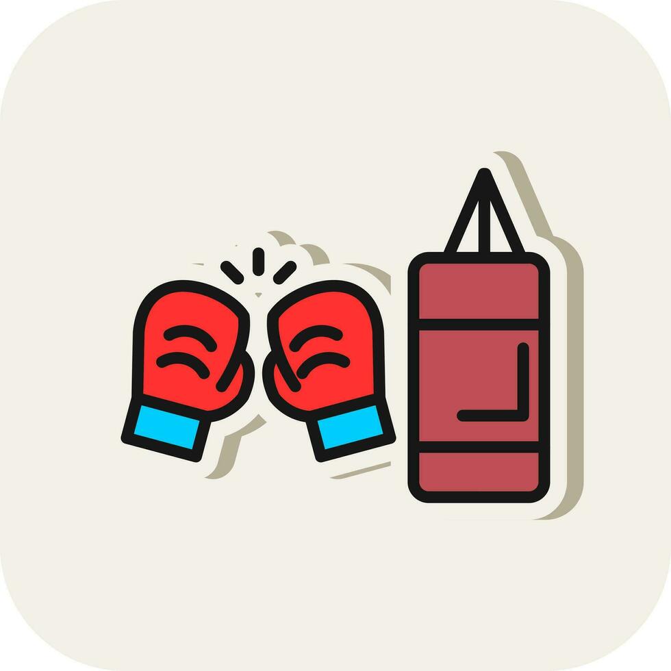 diseño de icono de vector de boxeo