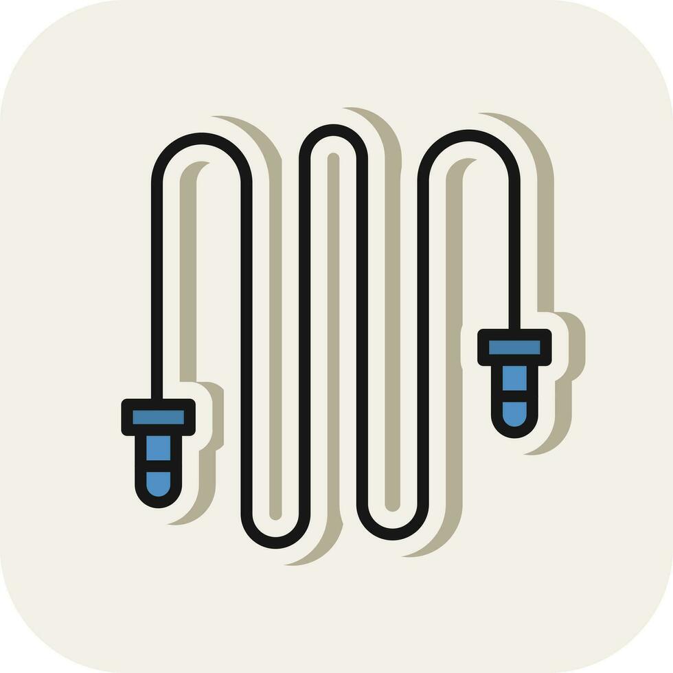 Jumping rope Vector Icon Design