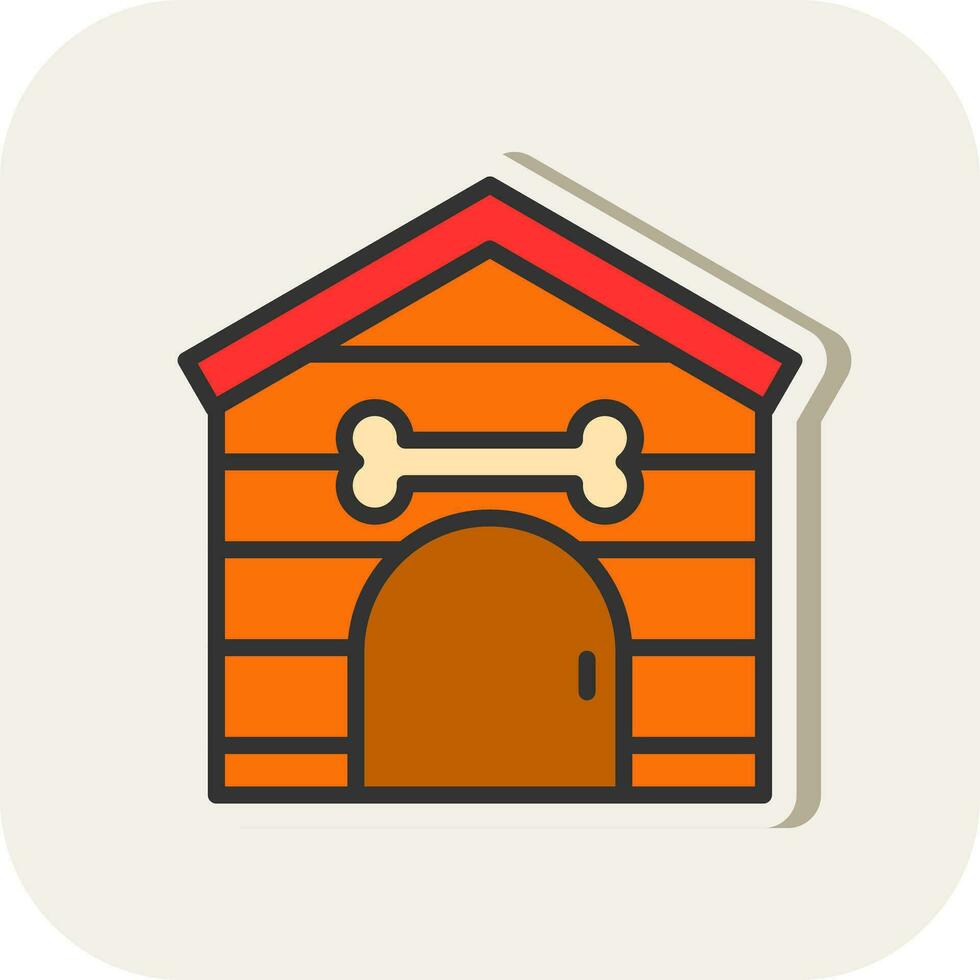 Dog area Vector Icon Design